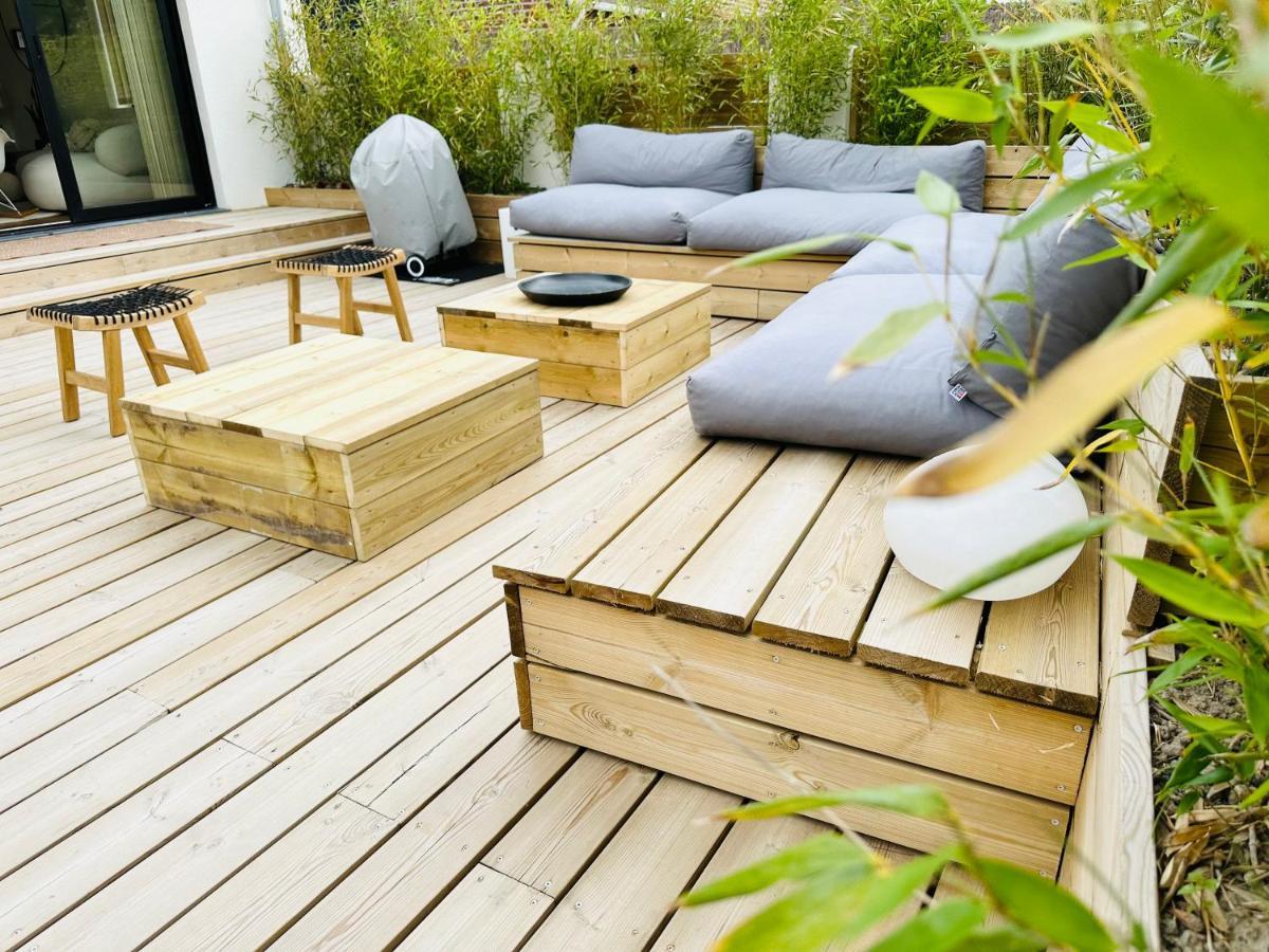 Villa O Wood & Chic Cucq Exteriör bild
